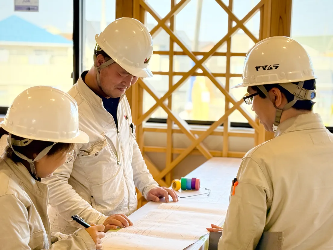 建築の現場